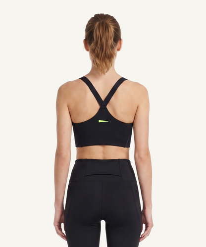 Zip Up Bra Top High Support